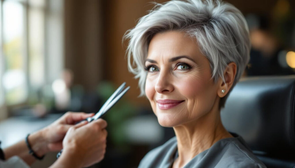 ab 60 fransig pflegeleicht kurzhaarfrisuren frauen frech